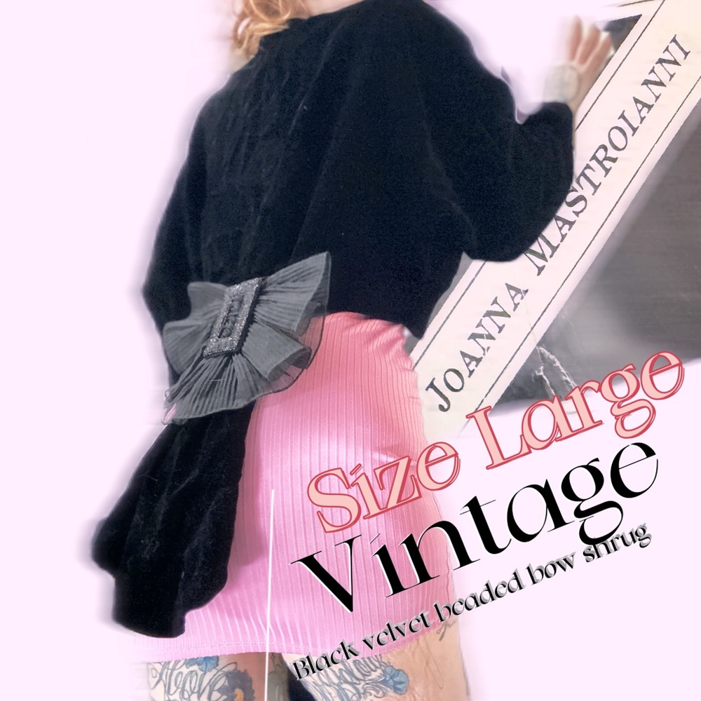 Vintage velvet Joanna Mastroianni evening jacket